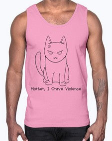 Mother I Crave Violence- cats- Cotton Tank