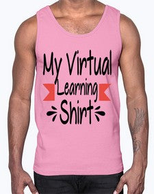 My Virtual Learning Shirt 555#- librarian- Cotton Tank