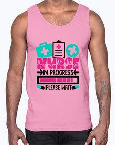 Nurse In Progress Please Wait Style Style 1160#- nurse- Cotton Tank