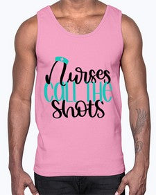 Nurses Call The Shots Style Style 1236#- nurse- Cotton Tank