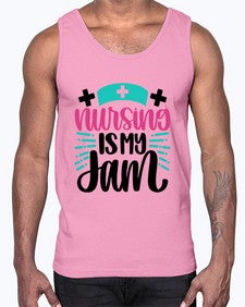 Nursing Is My Jam Style Style 1273#- nurse- Cotton Tank
