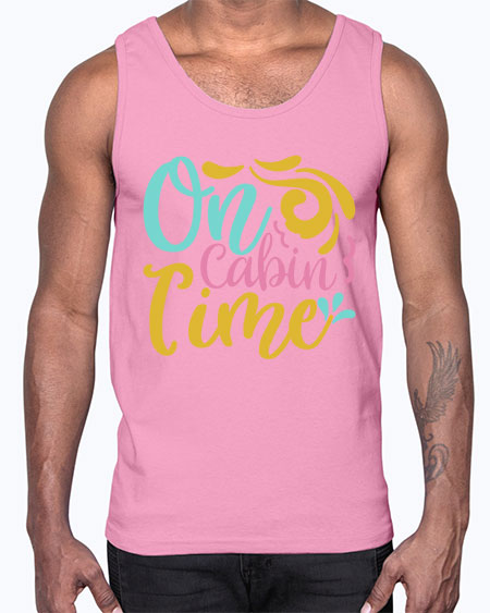 ON CABIN TIME Style 59#- summer- Cotton Tank