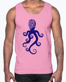 OctopusMandalaPNG 960#- mandala- Cotton Tank