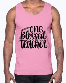 One Blessed Teacher Style 1287#- teacher- Cotton Tank
