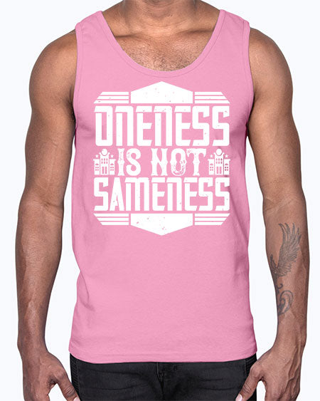 Oneness is not sameness Style 336#- architect- Cotton Tank