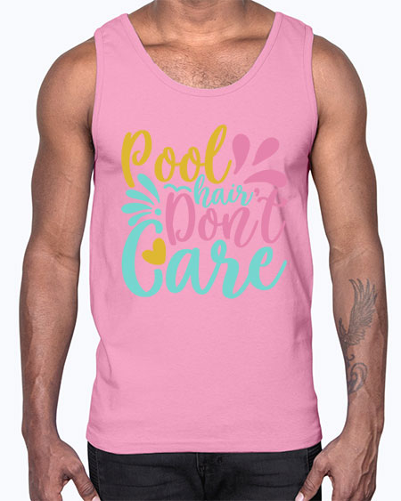 POOL HAIR DONT CARE Style 6#- summer- Cotton Tank