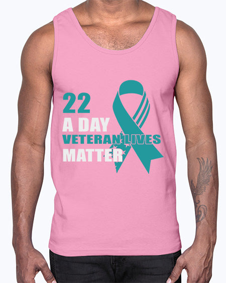PTSD a Day Veteran 12#- PTSD- Cotton Tank