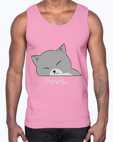 Paws- cats- Cotton Tank