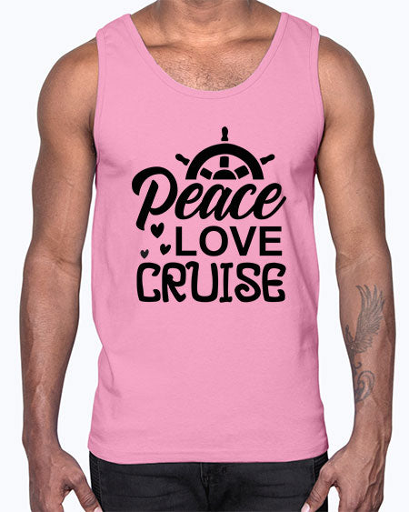 Peace love cruise 01#- summer- Cotton Tank