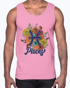 Pisces 129#- pisces- Cotton Tank