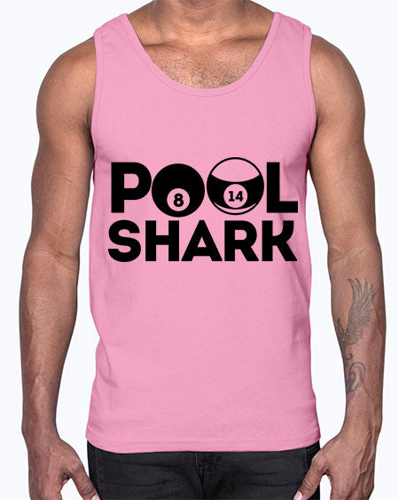 Pool shark 566#- billards- Cotton Tank