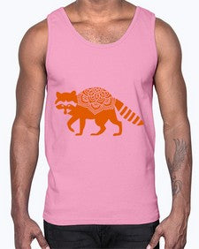 RacoonMandala 1010#- mandala- Cotton Tank