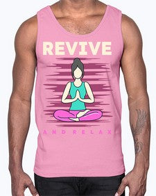Revive and Relax 500#- yoga- Cotton Tank