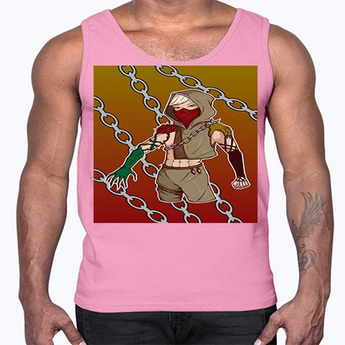 Rose and demon 75#- anime- Cotton Tank