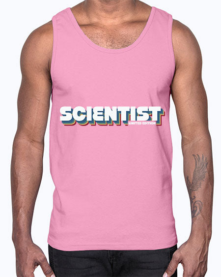 SCIENTISTFunnyJobLimitedEditionScientistSkinite Scientist Skinite 41#- general science- Cotton Tank