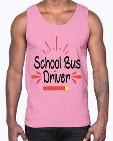 School Bus Driver 793#- graduation- Cotton Tank