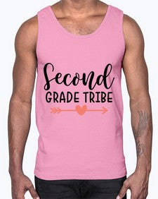 Second Grade Tribe 837#- second grade- Cotton Tank