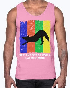 Set the Stage 515#- yoga- Cotton Tank