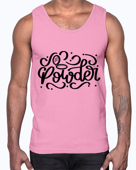 SinglePowder Style 24#-makeup Cotton Tank