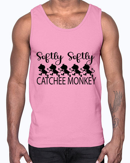 Softly softly catcher monkey - monkey- Cotton Tank