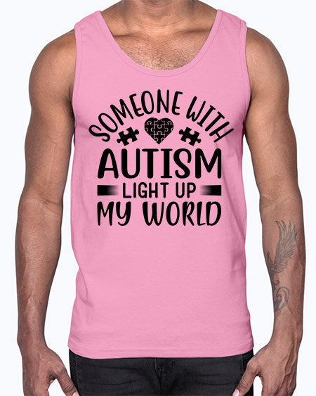 Some one with Style 50#- autism- Cotton Tank