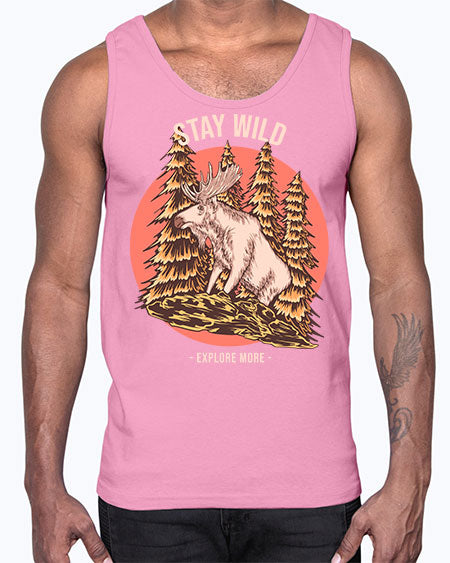 Stay Wild 16#- nature- Cotton Tank