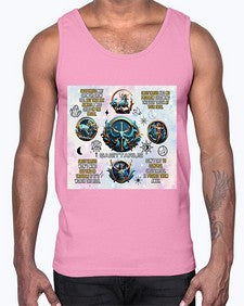 Straight Saggitarius 476#- sagittarius- Cotton Tank