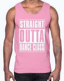 Straight outta dance class 190#- dance2- Cotton Tank
