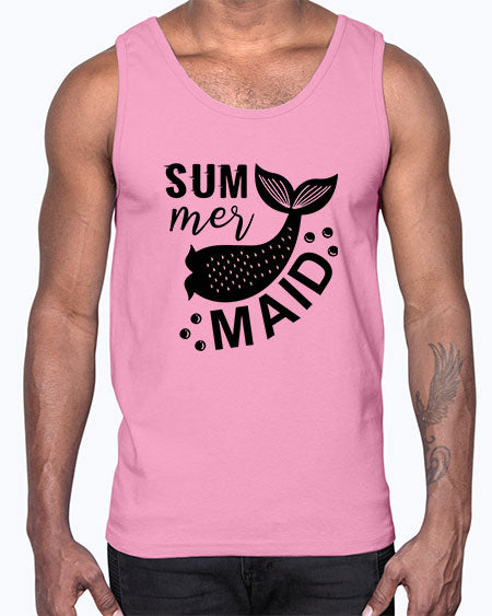 Sum mer maid 01#- summer- Cotton Tank