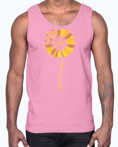 Sunflower Owl You Are My A TurtleRabbit 19#- owl- Cotton Tank