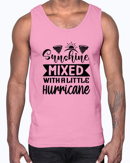 Sunshine mixed with a little hurricane 01#- summer- Cotton Tank