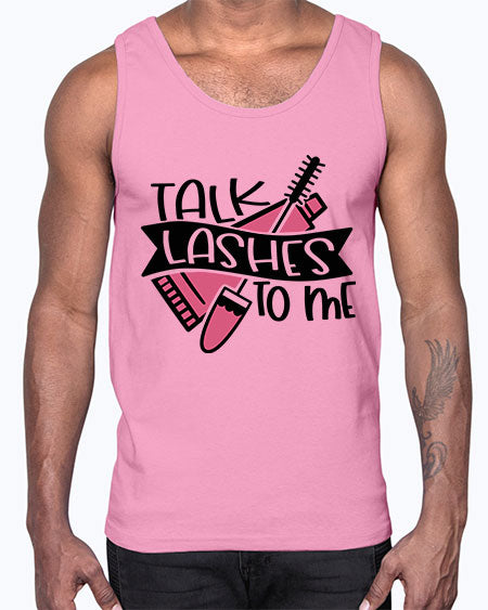 Talk Lashes To Me Style 17#-makeup Cotton Tank