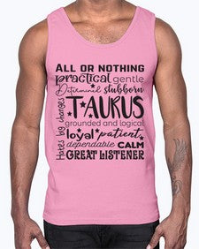 Taurus 573#- taurus- Cotton Tank