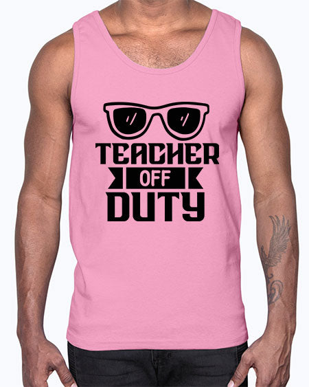 Teacher off duty 01#- summer- Cotton Tank