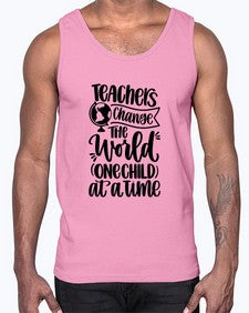 Teachers Change The Style 1473#- teacher- Cotton Tank
