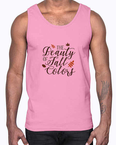 The Beauty of Fall Colors 7#- beauty - Cotton Tank