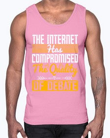 The Internet has compromised the quality of debate 54#- internet- Cotton Tank