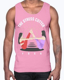 The Stress Cutter 562#- yoga- Cotton Tank