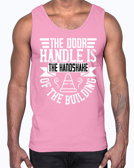 The door handle is the handshake of the building Style 420#- architect- Cotton Tank