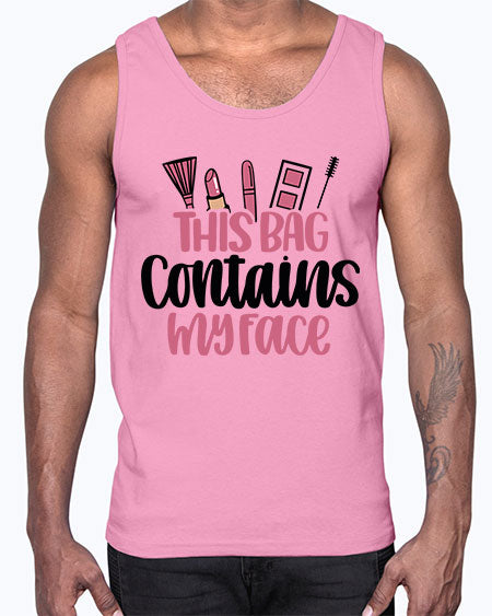 This Bag Contains My Face Style 14#-makeup Cotton Tank