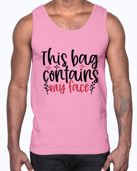This bag contains my face Design Style 216#-makeup Cotton Tank