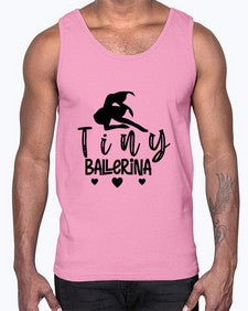 Tiny ballerina 203#- ballet- Cotton Tank