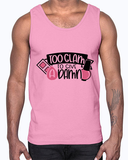 Too Glam To Give A Damn Style 10#-makeup Cotton Tank