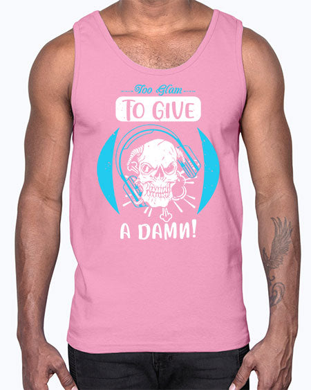 Too glam to give a damn Style 176#-makeup Cotton Tank
