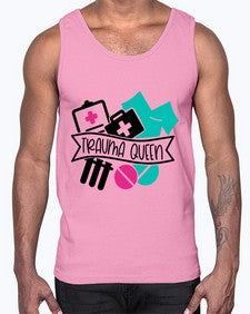 Trauma Queen Style Style 1584#- nurse- Cotton Tank