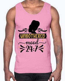 Unbothered mood Style 2#- black girls or women- Cotton Tank