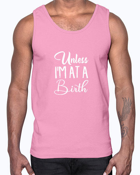 Unlessimatabirthhoodiegiftsfordoula1594#- doubla- Cotton Tank