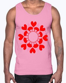 ValentineMandalaOPT 1194#- mandala- Cotton Tank