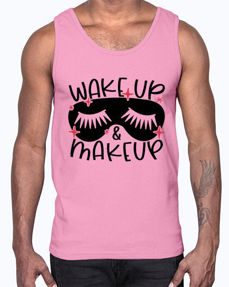 Wake Up Makeup Style 8#-makeup Cotton Tank
