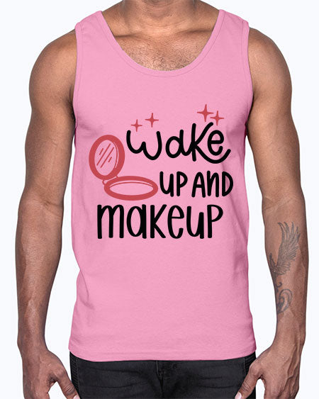 Wake up and Makeup Style 7#-makeup Cotton Tank
